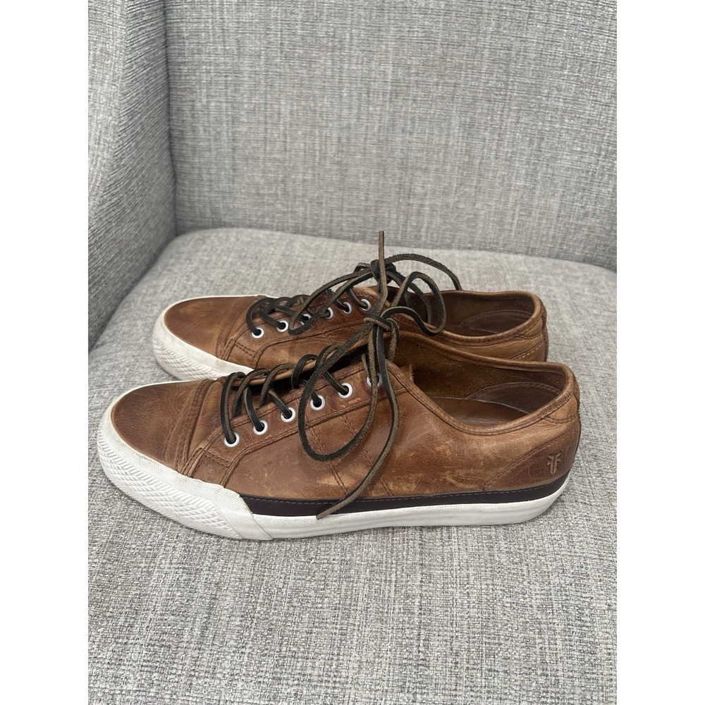Frye Men's Leather Cog Low Top Sneakers Brown Size 11